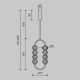 Pendule, Lustre suspendate - Lustra/Pendul LED design decorativ Amulet