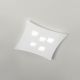 Plafoniere - Plafoniera moderna ISOTTA 50x55cm, alb sau gri