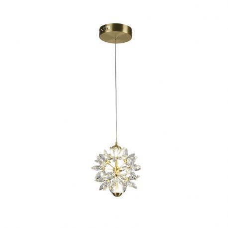 Pendule, Lustre suspendate - Lustra/Pendul LED cristal design lux elegant BELLE D-20cm
