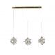 Pendule, Lustre suspendate - Lustra LED suspendata cristal design lux elegant BELLE 3L