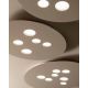 Plafoniere - Plafoniera moderna Luna 40x47,5cm, alb sau gri