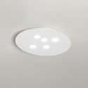 Plafoniera moderna Luna 50x60cm, alb sau gri