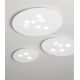 Plafoniere - Plafoniera moderna Luna 50x60cm, alb sau gri