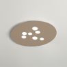 Plafoniera moderna Luna 60x72,5cm, alb sau gri