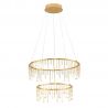 Lustra LED design ambiental deosebit cu 2 inele Stellar 60cm