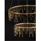 Candelabre, Lustre - Lustra LED design ambiental deosebit cu 2 inele Stellar 60cm