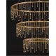 Candelabre, Lustre - Lustra LED design ambiental deosebit cu 3 inele Stellar 80cm