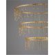 Candelabre, Lustre - Lustra LED design ambiental deosebit cu 3 inele Stellar 80cm