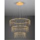 Candelabre, Lustre - Lustra LED design ambiental deosebit cu 3 inele Stellar 80cm