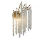 Aplice, corpuri de iluminat pentru pereti - Aplica de perete cristal design lux elegant BELLE 2L