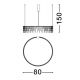 Candelabre, Lustre - Lustra LED design ambiental deosebit Stellar 80cm
