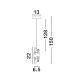 Pendule, Lustre suspendate - Pendul, Lustra LED design modern Seneca