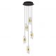 Pendule, Lustre suspendate - Lustra cu 5 pendule LED design modern Seneca