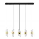 Lustra cu 5 pendule LED design modern Seneca