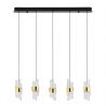 Lustra cu 5 pendule LED design modern Seneca