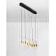 Pendule, Lustre suspendate - Lustra cu 5 pendule LED design modern Seneca