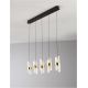 Pendule, Lustre suspendate - Lustra cu 5 pendule LED design modern Seneca