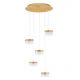 Pendule, Lustre suspendate - Lustra cu 5 pendule LED design modern Bion