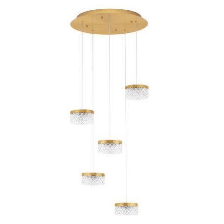 Pendule, Lustre suspendate - Lustra cu 5 pendule LED design modern Bion