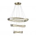 Lustra LED cristal design lux circular Tier 3