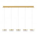Lustra cu 5 pendule LED design modern Bion