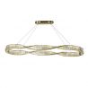 Candelabru LED cristal design lux oval Tier 