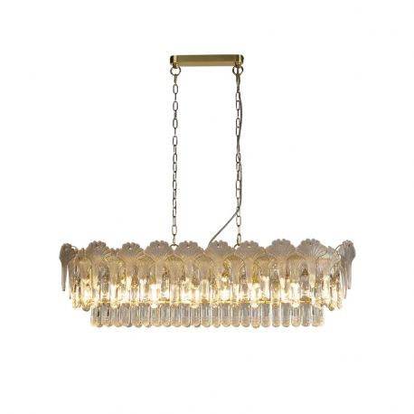 Candelabre, Lustre - Candelabru oval cristal design lux decorativ Belle 8L