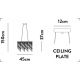 Candelabre, Lustre - Candelabru cristal design lux decorativ Belle 5L