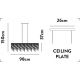 Candelabre, Lustre - Candelabru oval cristal design lux decorativ Belle 8L