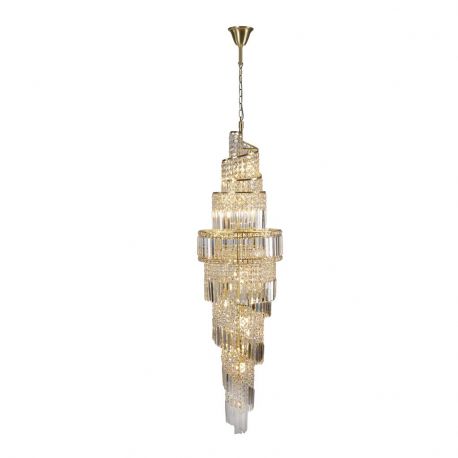 Corpuri de iluminat Lustre pentru casa scarii - Candelabru cristal design lux casa scarii Belle 19L