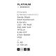 Pendule, Lustre suspendate - Lustra LED CCT moderna cu telecomanda Platinum 80cm