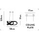 Pendule, Lustre suspendate - Lustra LED suspendata design modern Belle aurie