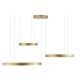 Pendule, Lustre suspendate - Lustra LED circulara cu 3 inele 80/60/40cm ELOWEN
