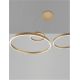 Pendule, Lustre suspendate - Lustra LED circulara cu 3 inele 80/60/40cm ELOWEN
