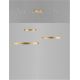 Pendule, Lustre suspendate - Lustra LED circulara cu 3 inele 80/60/40cm ELOWEN