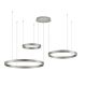 Pendule, Lustre suspendate - Lustra LED circulara cu 3 inele 80/60/40cm ELOWEN