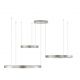 Pendule, Lustre suspendate - Lustra LED circulara cu 3 inele 80/60/40cm ELOWEN