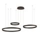 Lustra LED circulara cu 3 inele 80/60/40cm ELOWEN