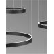 Pendule, Lustre suspendate - Lustra LED circulara cu 3 inele 80/60/40cm ELOWEN
