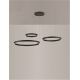 Pendule, Lustre suspendate - Lustra LED circulara cu 3 inele 80/60/40cm ELOWEN
