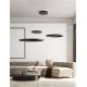 Pendule, Lustre suspendate - Lustra LED circulara cu 3 inele 80/60/40cm ELOWEN