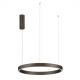 Pendule, Lustre suspendate - Lustra LED circulara ELOWEN 60cm, maro