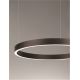 Pendule, Lustre suspendate - Lustra LED circulara ELOWEN 60cm, maro