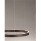 Pendule, Lustre suspendate - Lustra LED circulara ELOWEN 60cm, maro