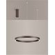 Pendule, Lustre suspendate - Lustra LED circulara ELOWEN 60cm, maro