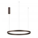 Lustra LED circulara ELOWEN 80cm, maro