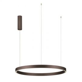 Pendule, Lustre suspendate - Lustra LED circulara ELOWEN 80cm, maro