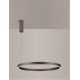 Pendule, Lustre suspendate - Lustra LED circulara ELOWEN 80cm, maro