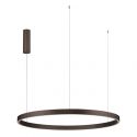 Lustra LED circulara ELOWEN 98cm, maro