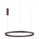 Pendule, Lustre suspendate - Lustra LED circulara ELOWEN 98cm, maro